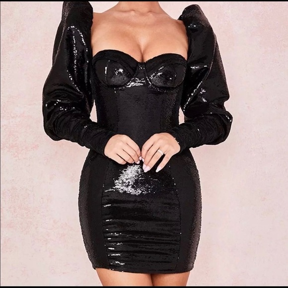 House of CB Lucilla sequin dress - Picture 1 of 3